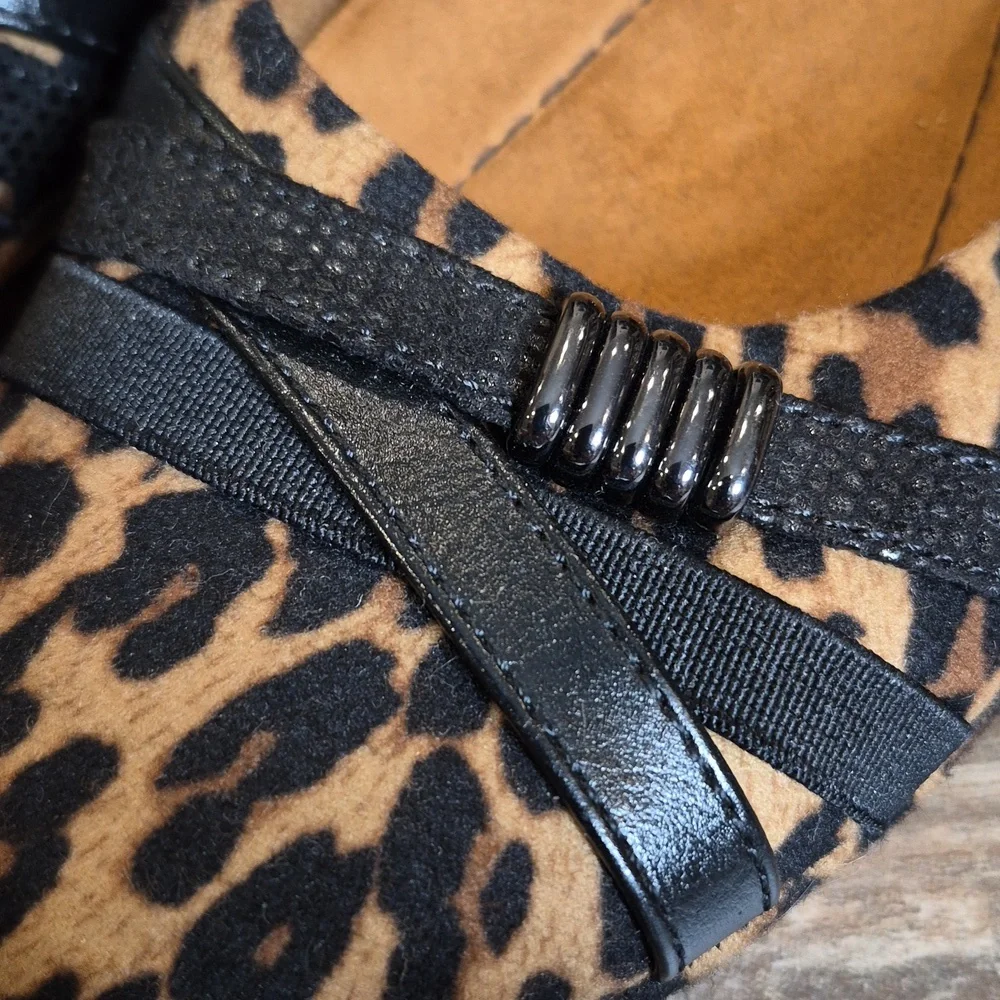 7/7.5 EuroSoft by Sofft Shainna Animal Print Comfy Ballet Flats - Picture 7 of 11